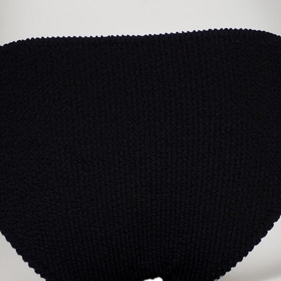 J Crew Womens Textured Hipster Full Coverage Bikini Bottom Size 2X Black BP265 - Picture 5 of 9